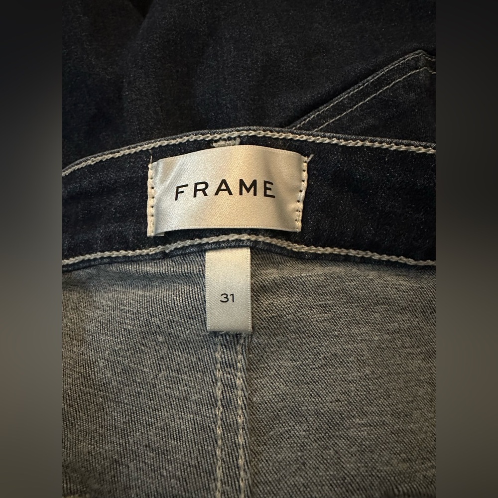 Frame Denim Francoise Wide-Leg High-Rise Jeans Virgo size 31 WE24DPA037 - Picture 2 of 10